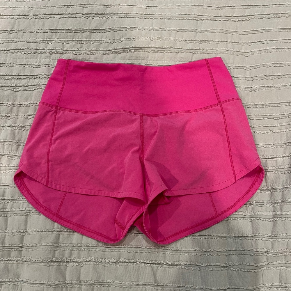 Lululemon sonic pink speed up high rise 2.5